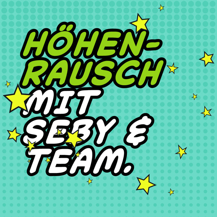 Im Riesenkettenkarussel auf der Herbstmesse.